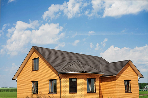 Купить Металлочерепица МП Ламонтерра / Монтеррей, PE 0,4 цвет RAL3011 Вишня - изображение 6